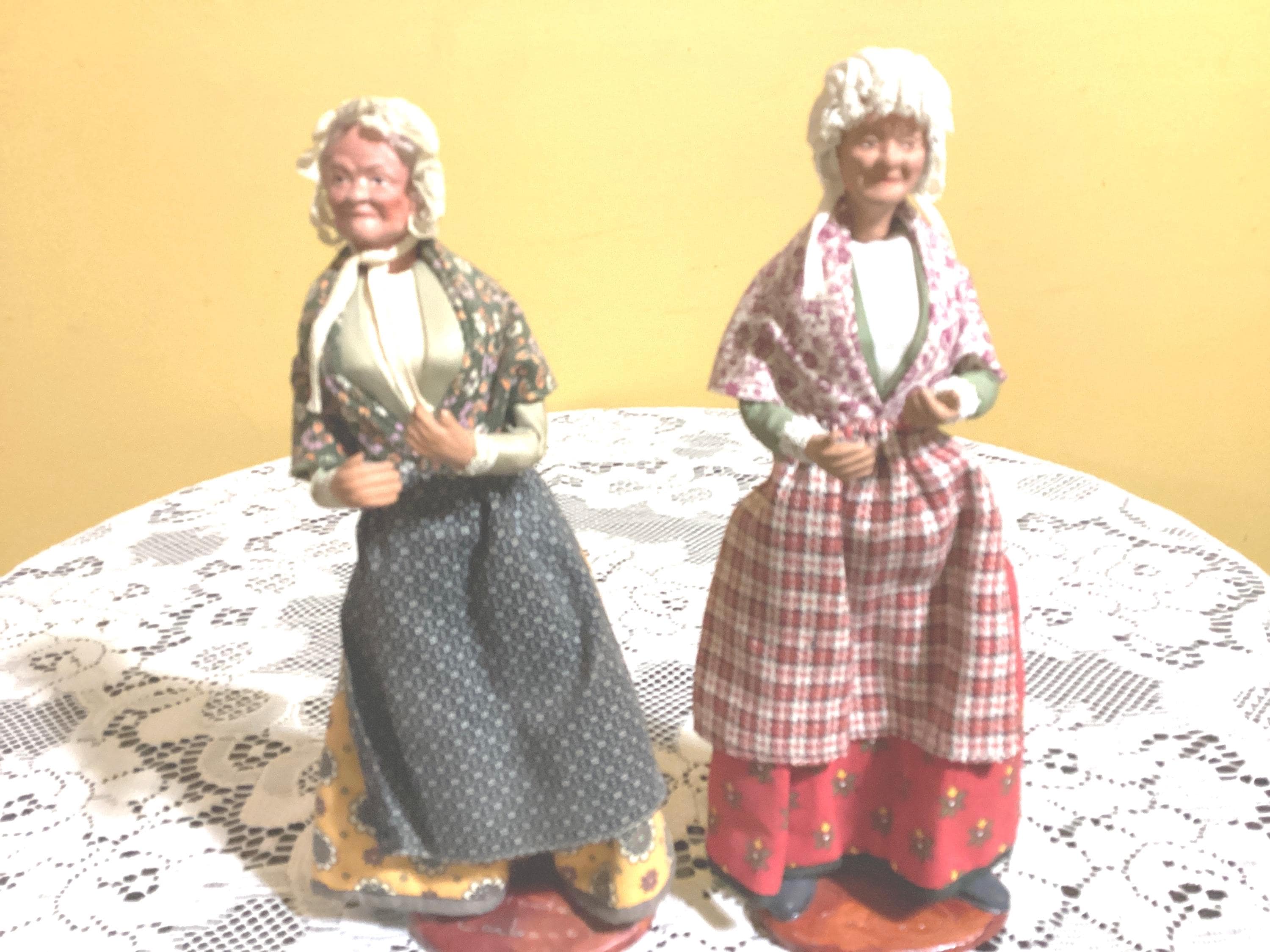 Set of Claude Carbonel Provenance French Country Art Figurines Made In France