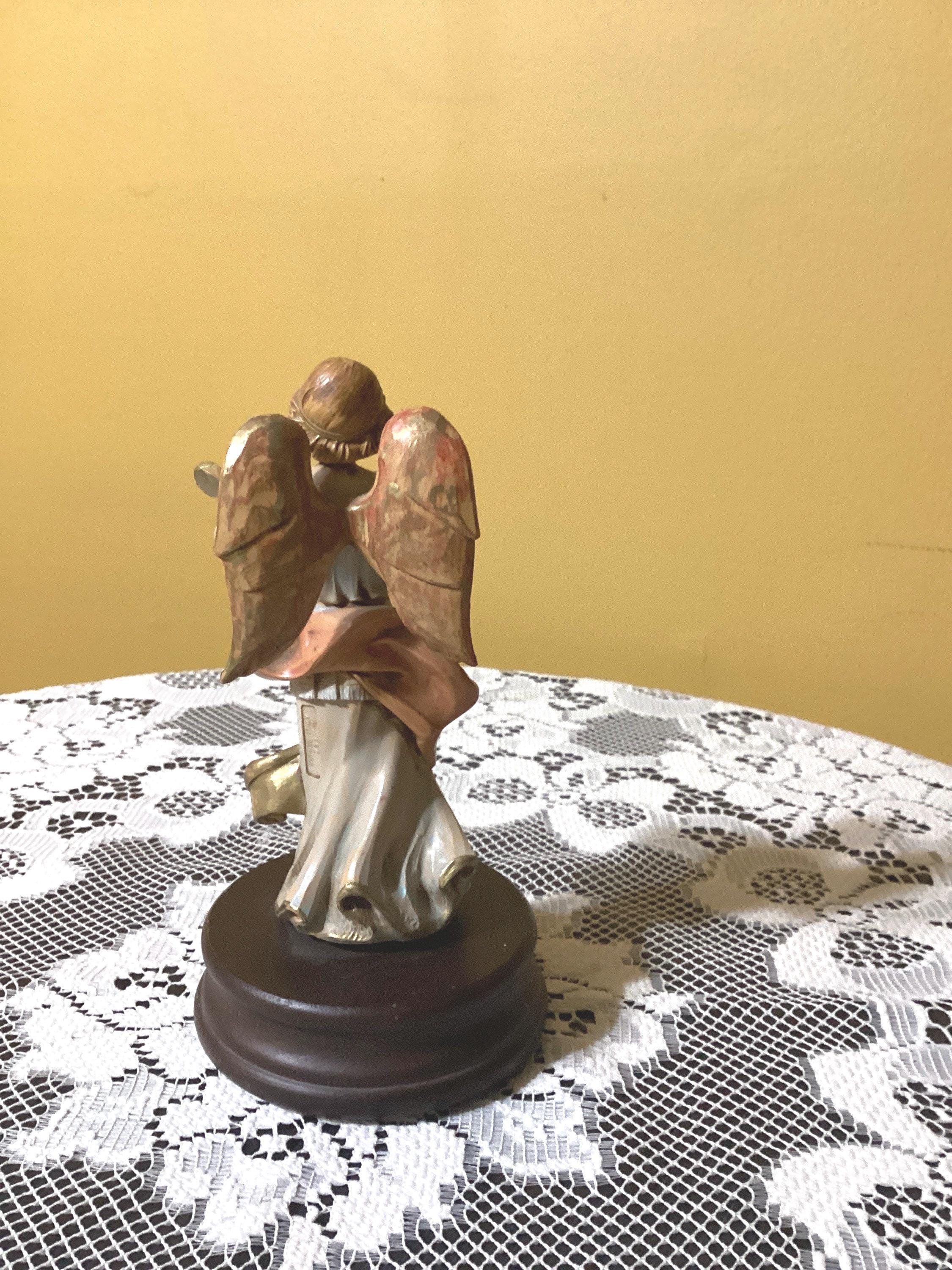 Italian Vintage Fontanini Musical Figurine Angel Depose Italy 8