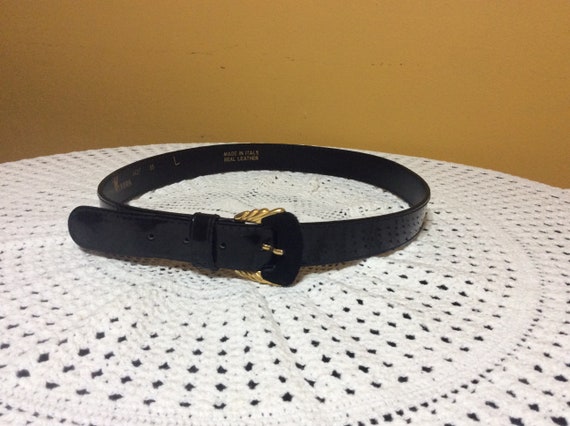 Toni Laura Vintage Leather Belt Made In Italy - image 1