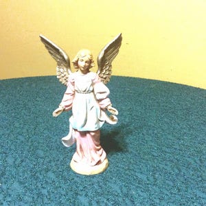 Figura de ángel querubín de Fontanne, estilo victoriano italiano, fabricada en Italia, n.º 51