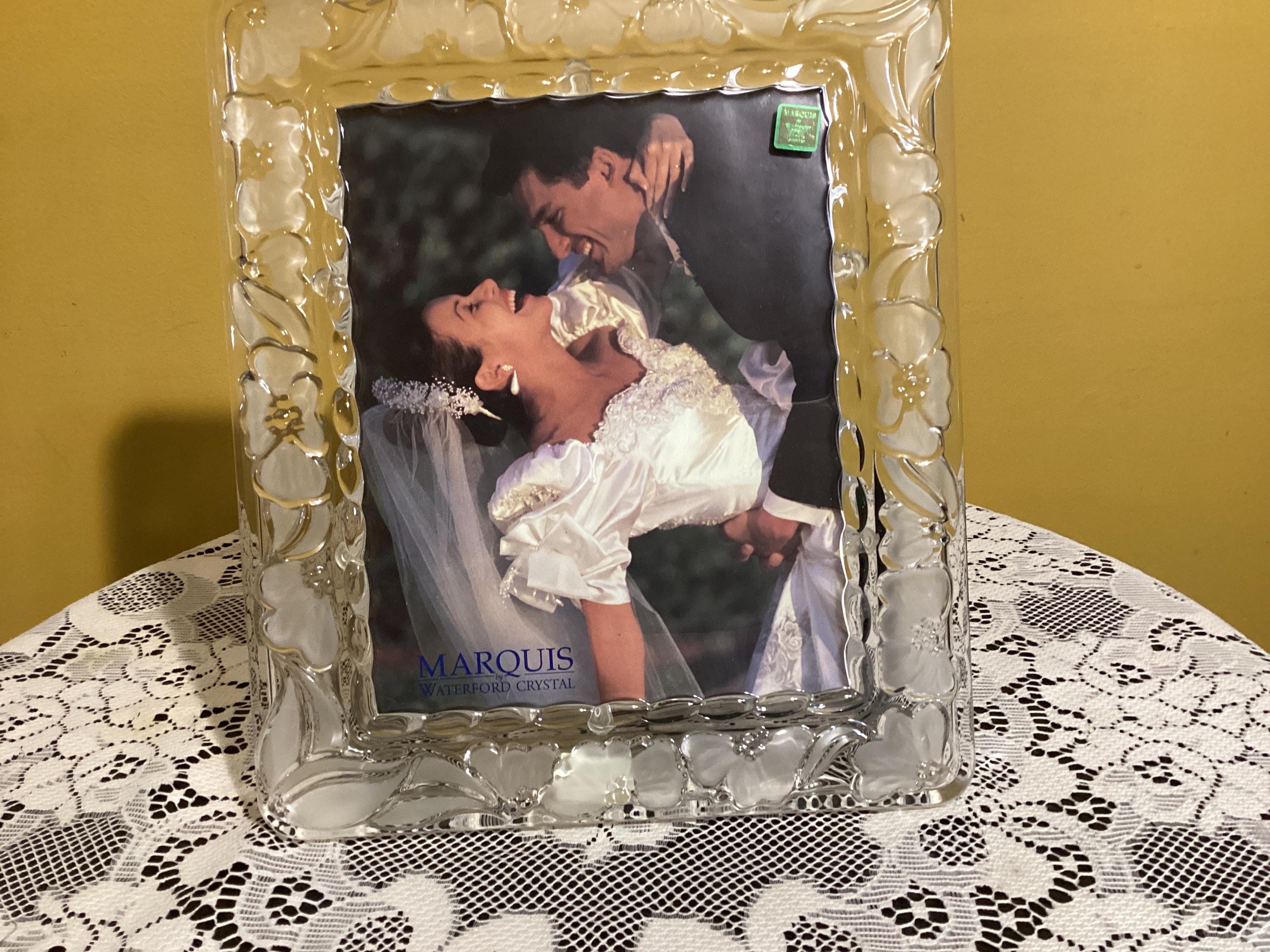 Marquis  Crystal フォトフレーム Marquis Waterford Crystal Floral Picture Frame 8”x10” - Etsy