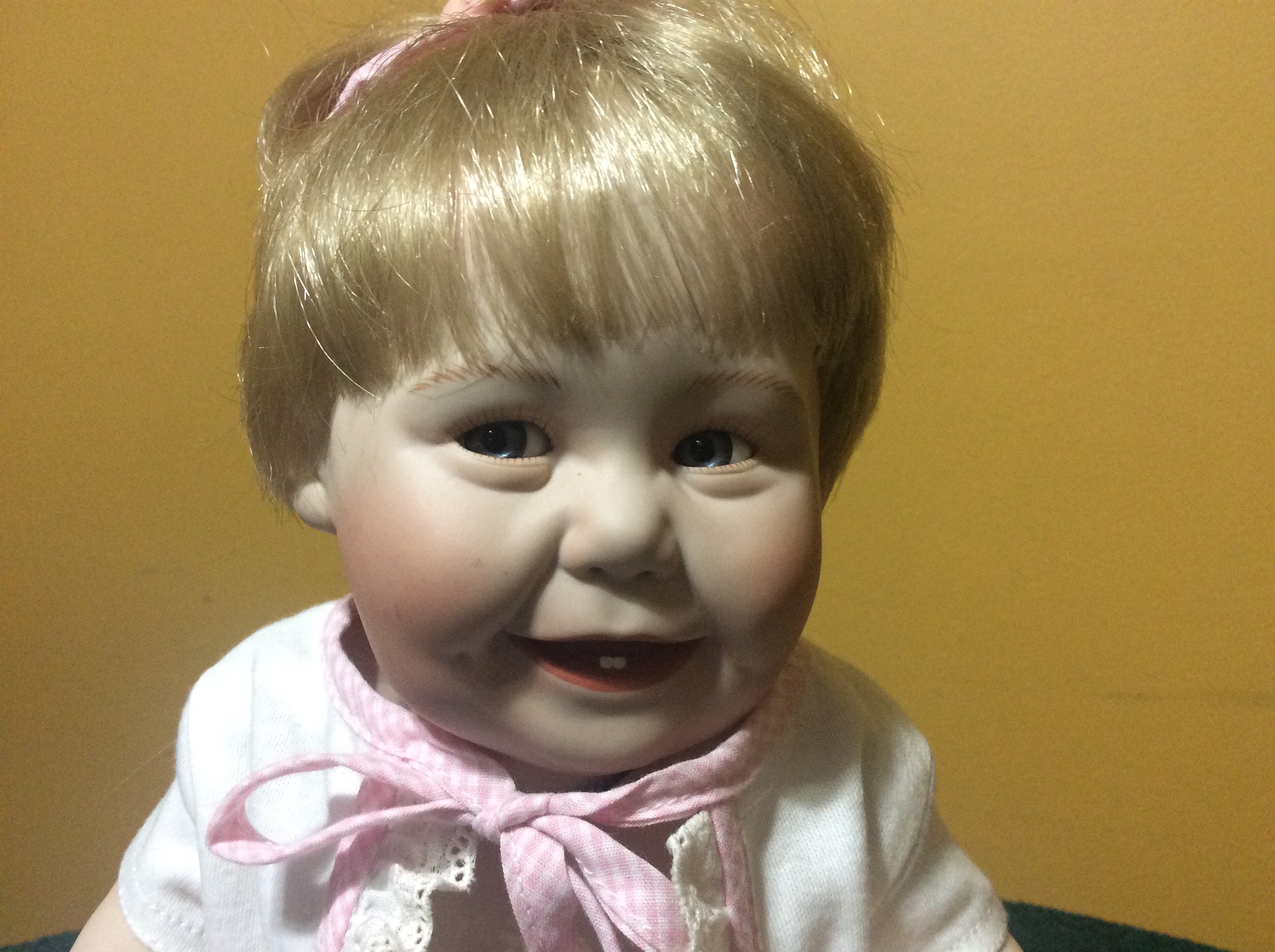 Vintage Ashton Drake Galleries Cute as a Button Porcelain Doll - Etsy