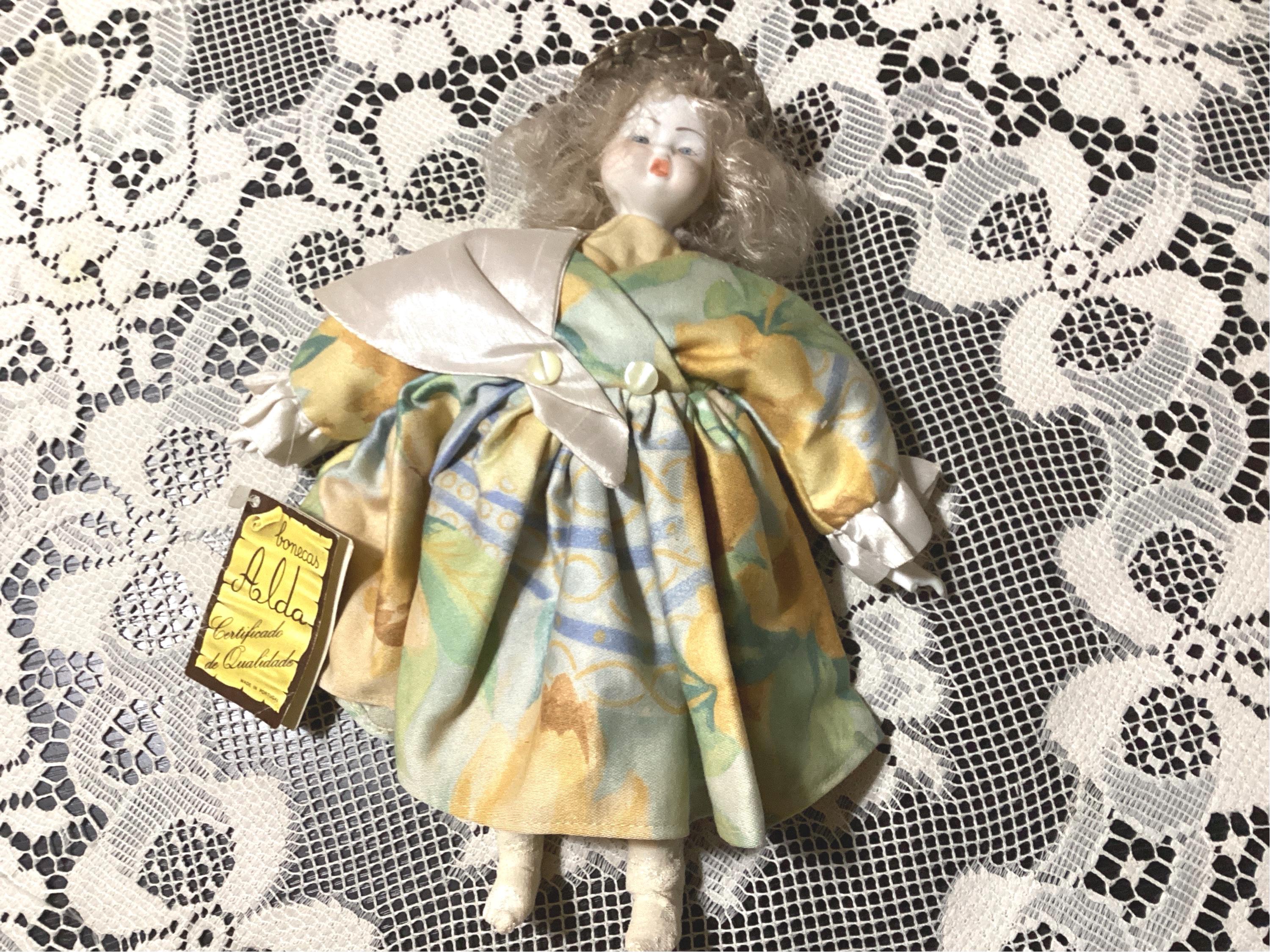 Rare Vintage Porcelain Doll Alda Handmade in Portugal - Etsy