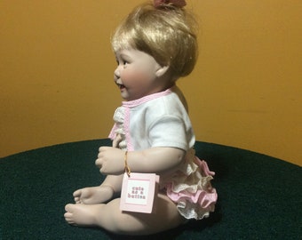 Vintage Ashton Drake Galleries Cute as a Button Porcelain Doll - Etsy