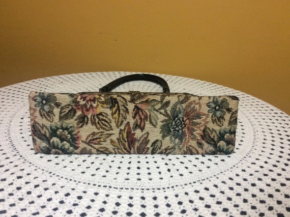 Dover Vintage Tabestry Floral Purse - image 8