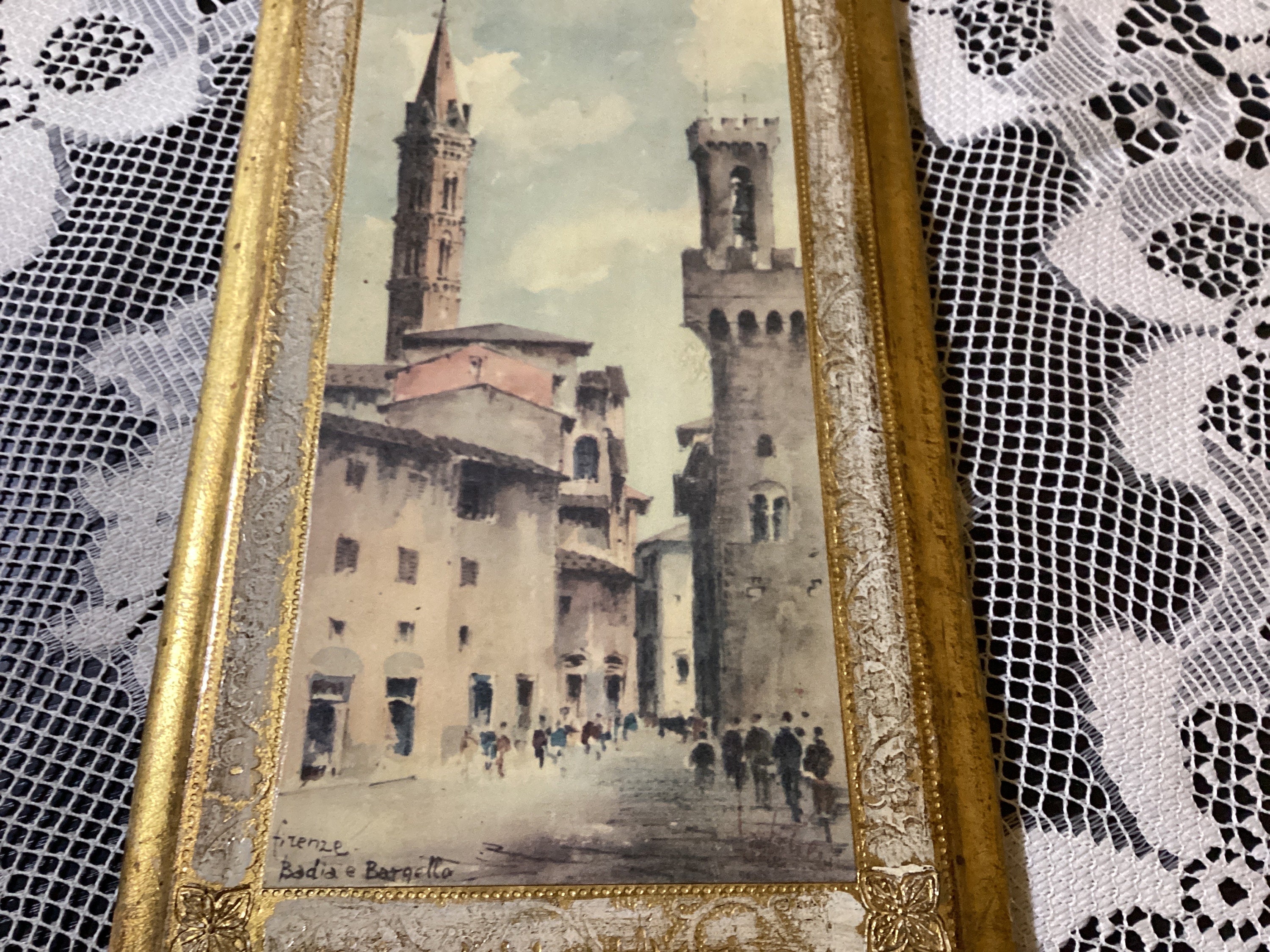 Italian Florentine Gilded Wood Plaques Made in Italy - Etsy
