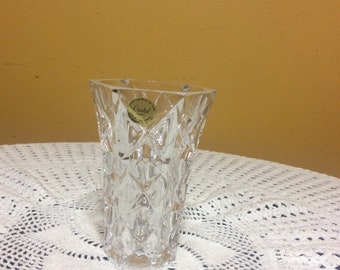 Vintage  Fine Crystal d’Arques Vase Made In France