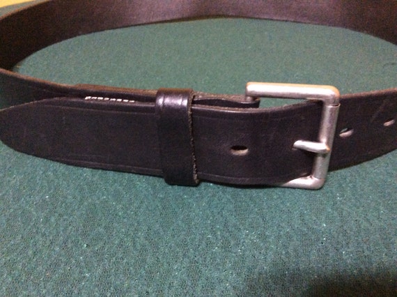 Vintage Banana Republic Leather Belt (Size 36) Ma… - image 3