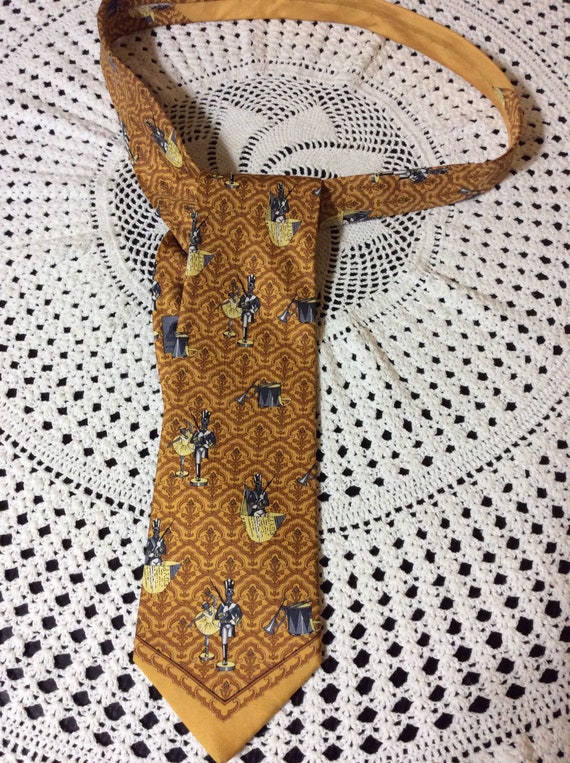 Vintage Andre Claude Canova Collection Silk Tie Ma