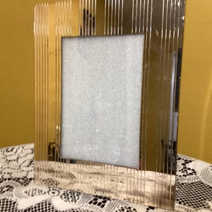 Vintage Ralph Lauren Fine Silver Plate Picture Frame 4 1/2”x6 1/2”