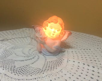 Whimsical Cherub Angel Night Light
