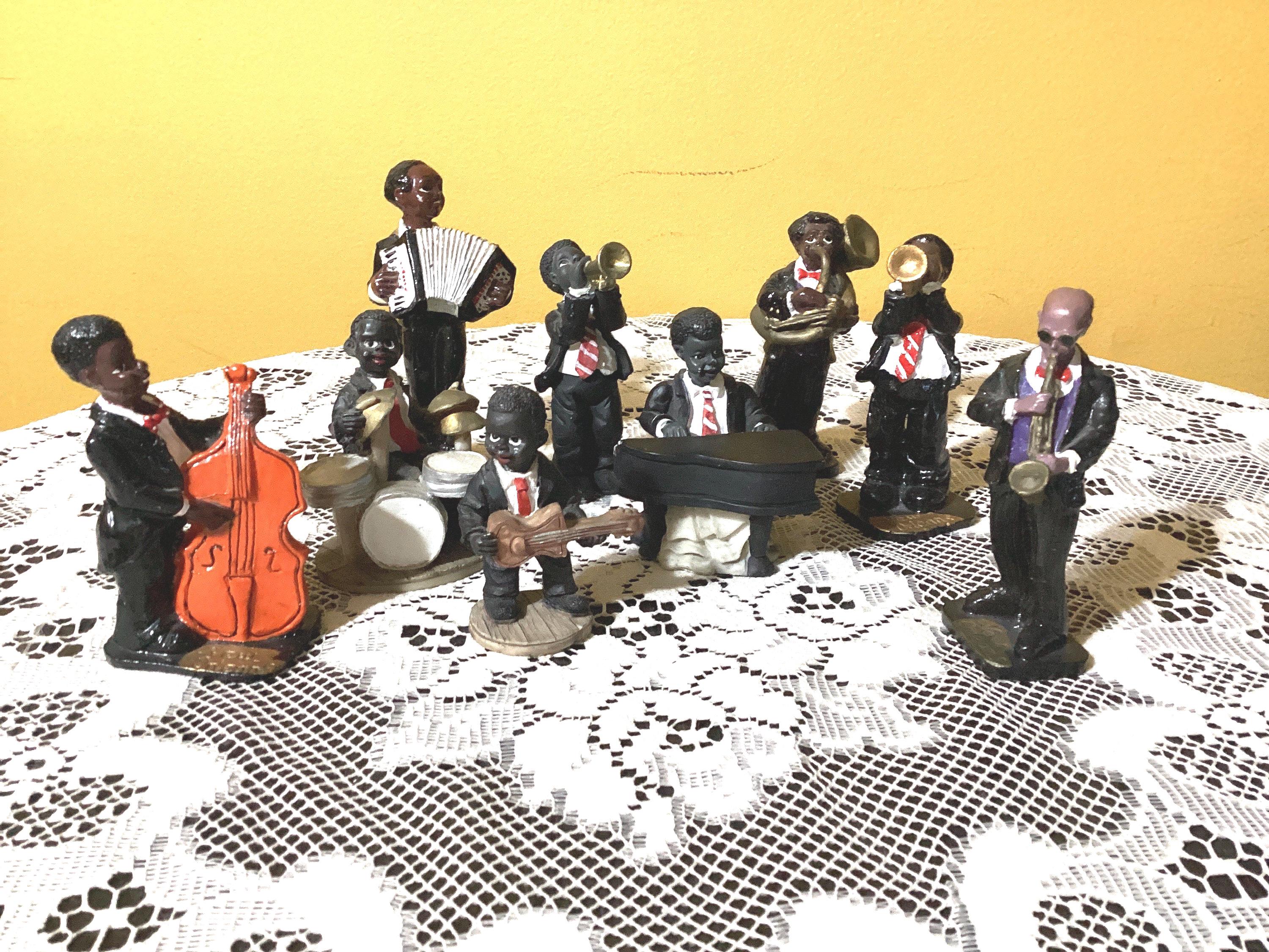 Black Jazz Band Figurines - Etsy