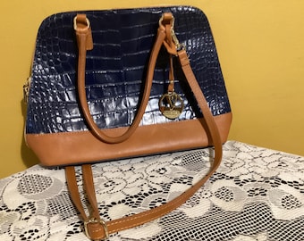 Sac à main en cuir vintage Valentina fabriqué en Italie