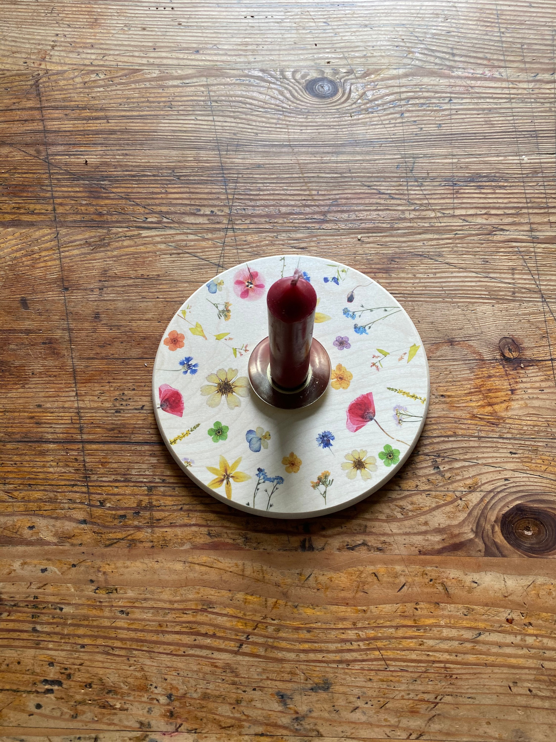 Candle Holder / Birthday Candle / Flower and Summer Children Etsy