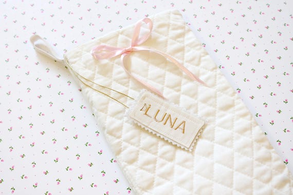 Christmas Stocking with Bow for Girls
