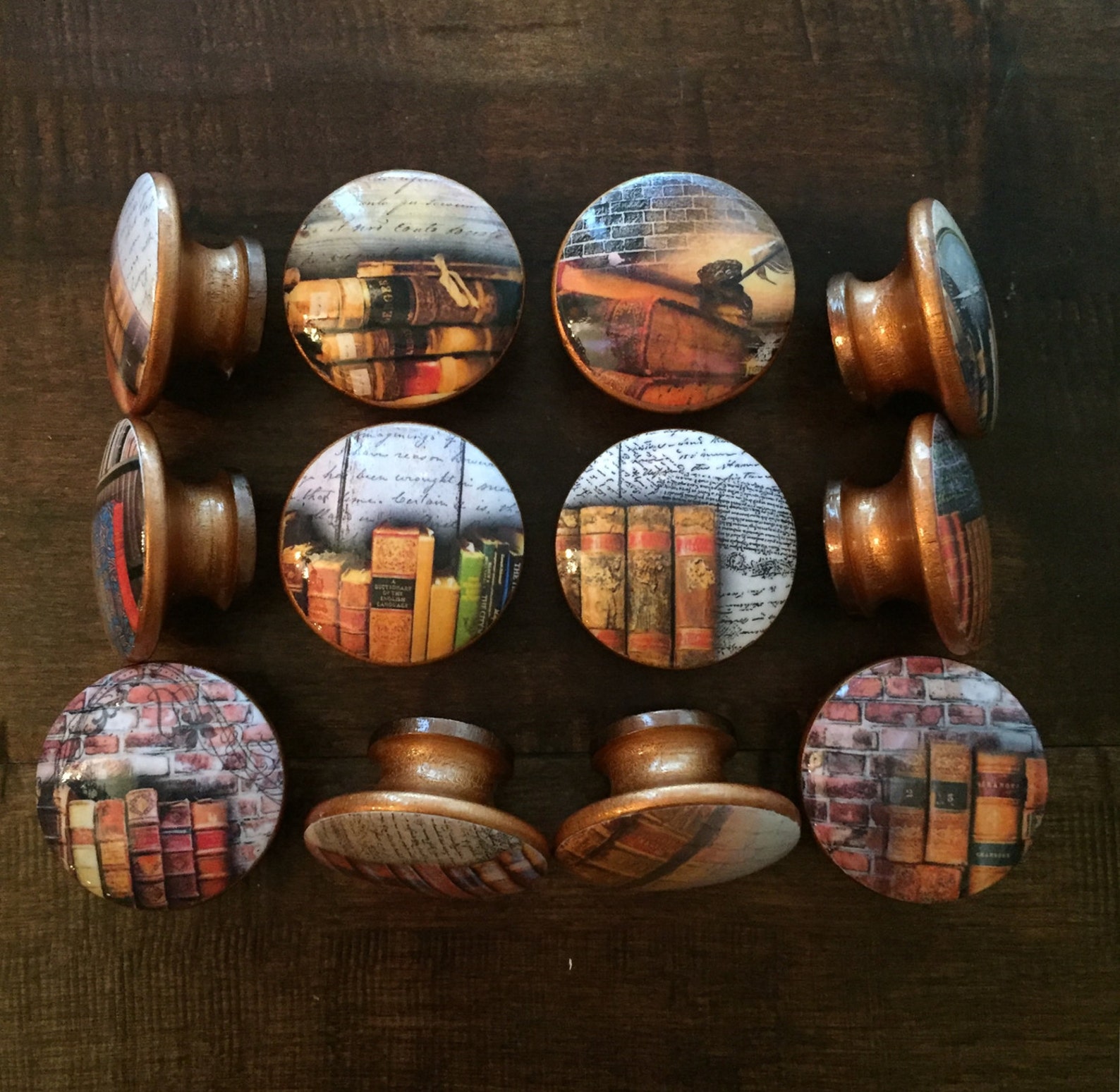 Book Themed Durable Cabinet Knobs For Apartments