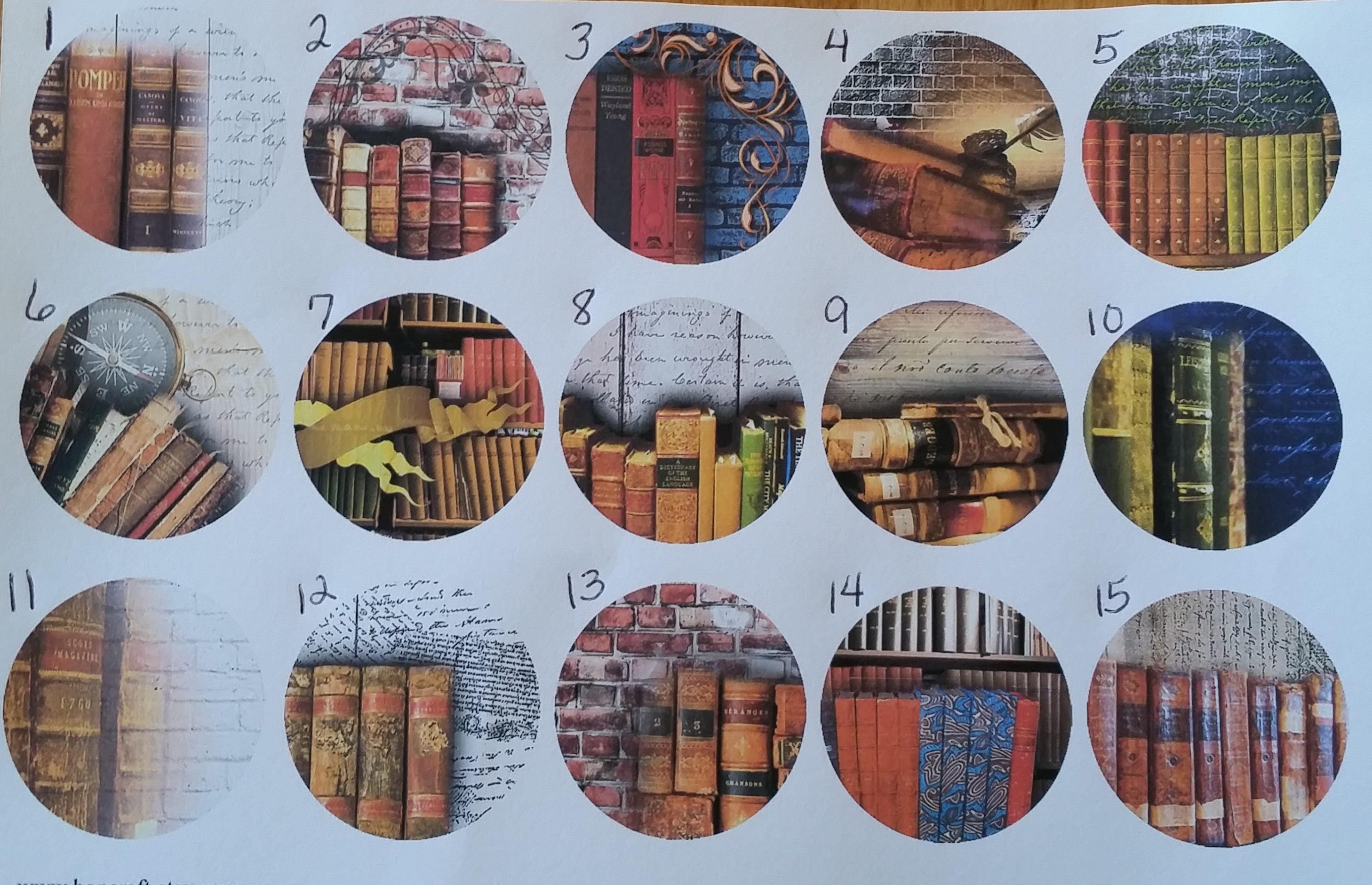 Photo inspiration: Visual Reference: Set Of Six 1 5 Inch Old Books Book Themed