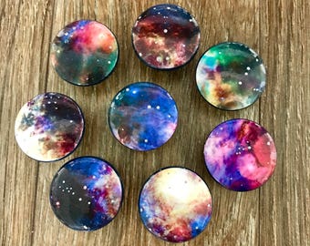 SET OF SIX, 1.5",Galaxy,stars,planets,solar systems,cabinet knobs,drawer pulls,gender neutral knobs,kids bedroom,kids bathroom knobs,space