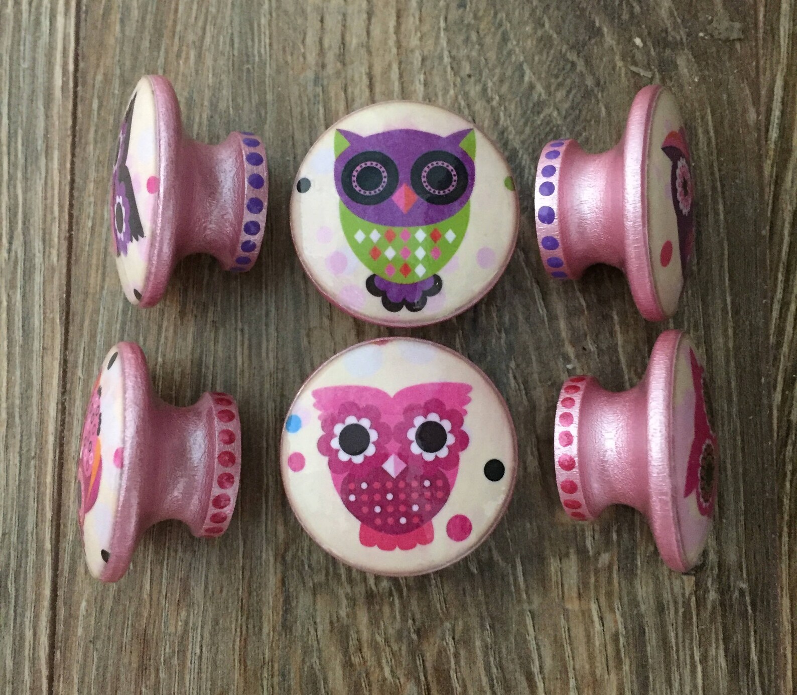 SET OF SIX Knobsdrawer Pullsbaby Etsy