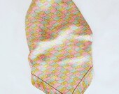 Sixties pure silk vintage scarf
