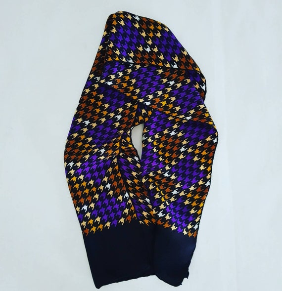 Vintage silk original stole ② Colorful Vintage Pure Silk Stole. - Etsy