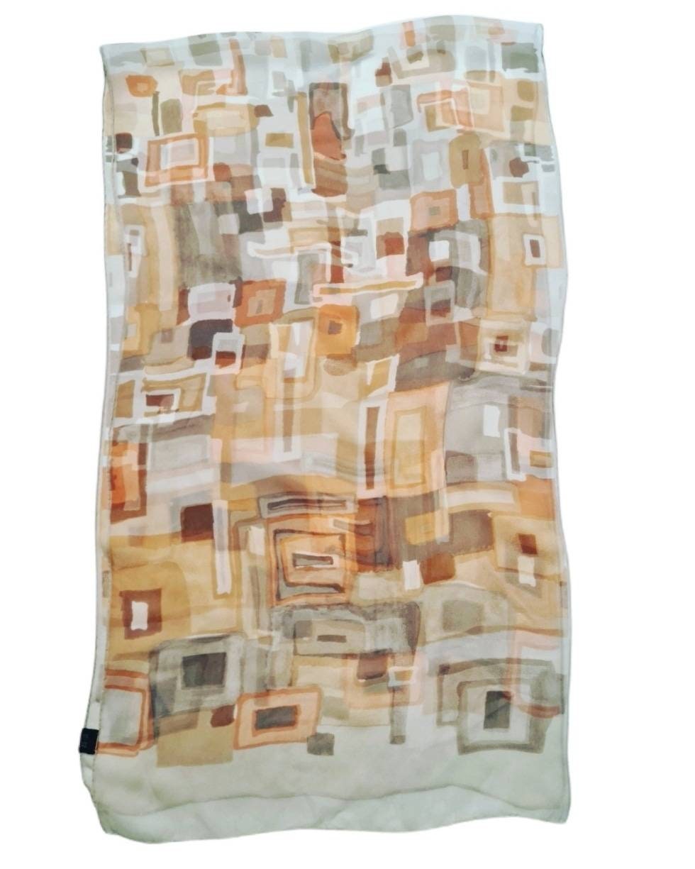 Vintage silk original stole ② Vintage Silk Stole - Etsy