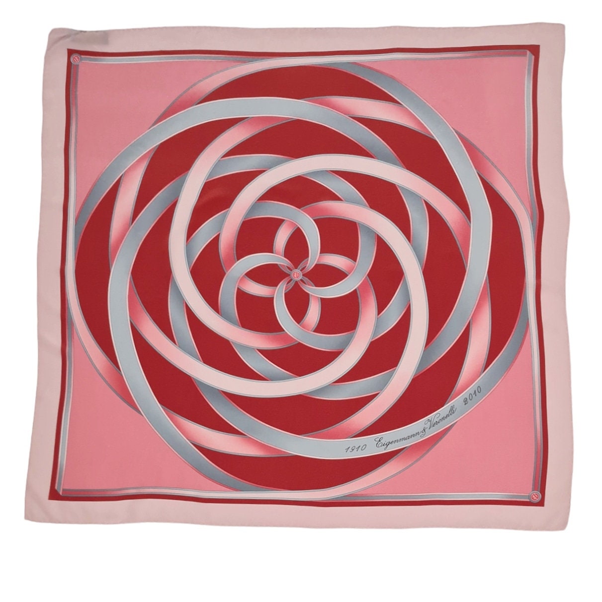 Eigenmann and Veronelli centenary pure silk scarf.
