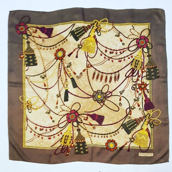 Jean Patou vintage scarf