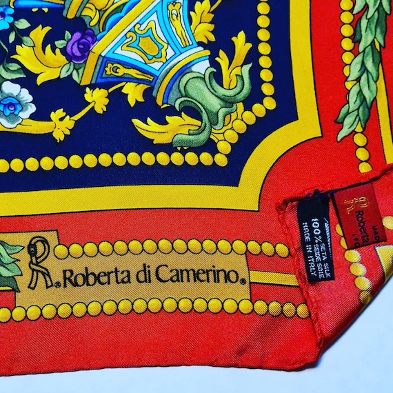 Roberta Di Camerino Vintage Scarf - Etsy Roberta Di Camerino Vintage Scarf - Etsy