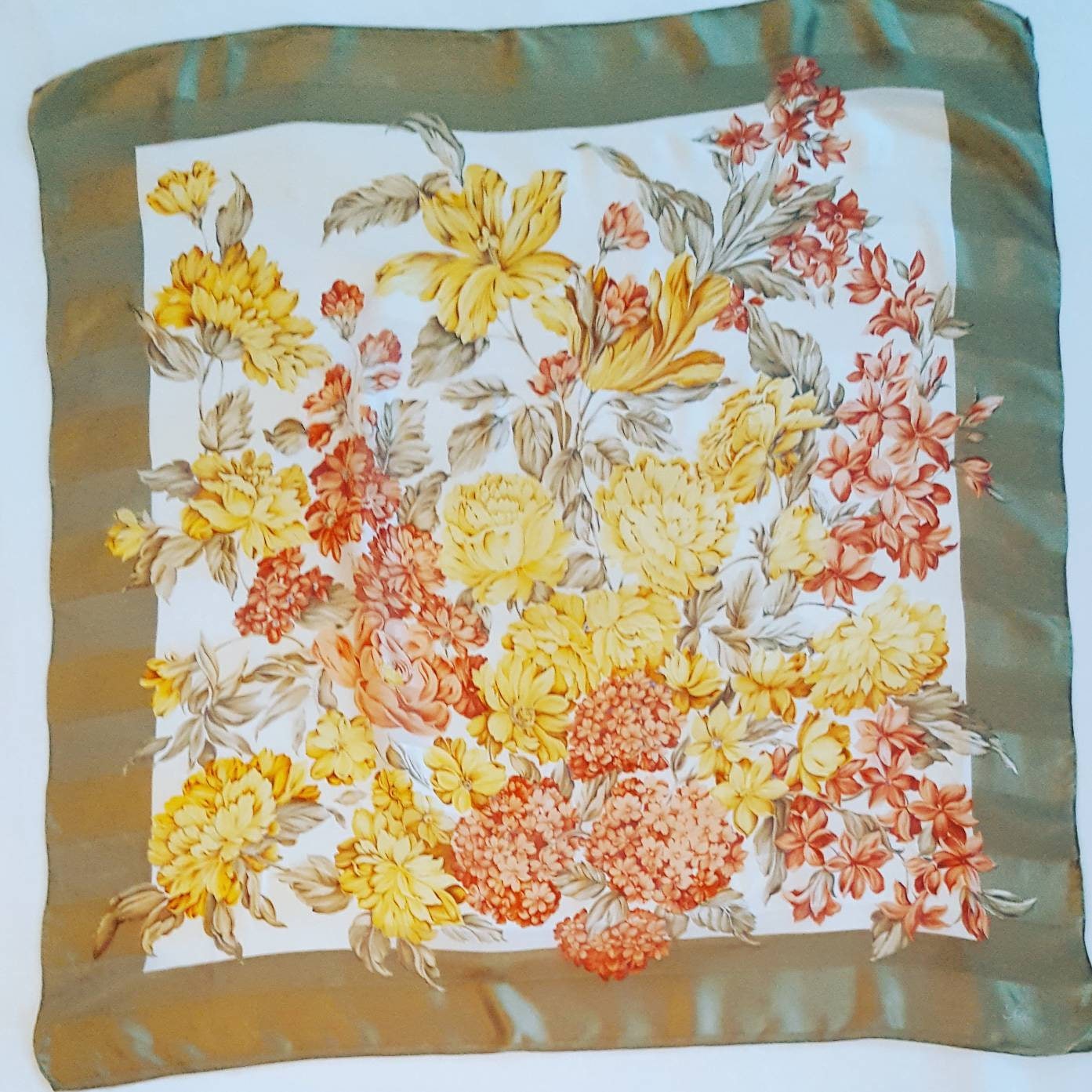 Vintage Stole in Pure Silk - Etsy
