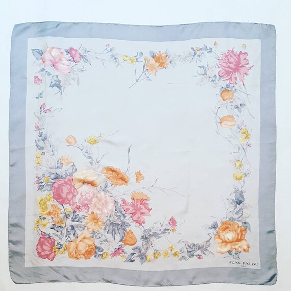 Jean Patou vintage scarf