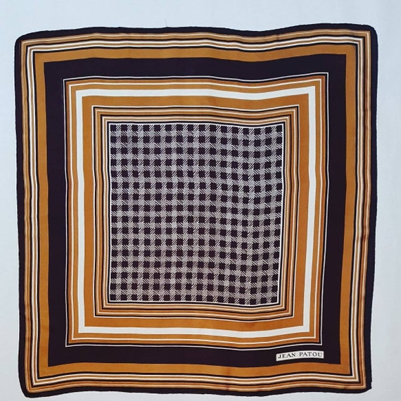 Jean Patou vintage scarf