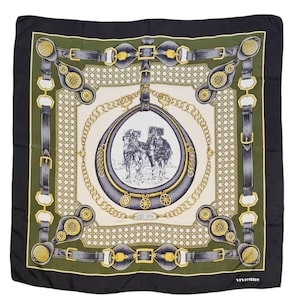 Vivienne vintage scarf "horse show"