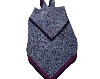 Foulard Vintage En Soie 100% JOLE VENEZIANI - Femme - Multicolore - 84cm X 88cm - Années 80