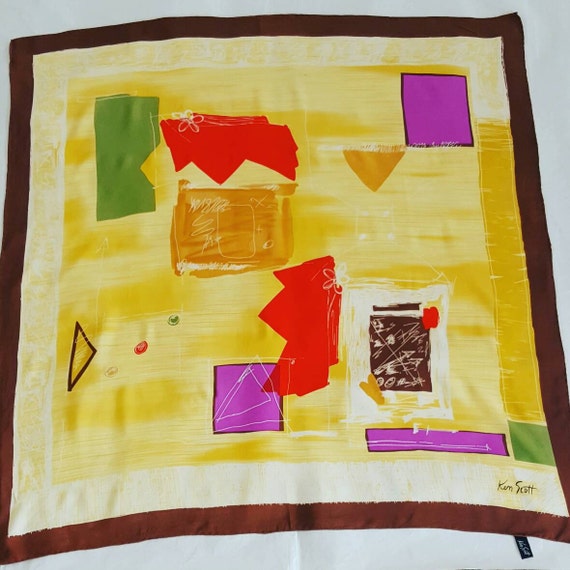 Ken Scott vintage scarf