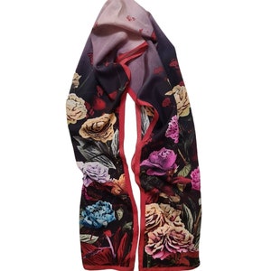 Floral vintage stole collar