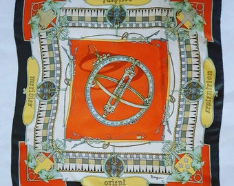 Bayron Milano vintage scarf/ cardinal point