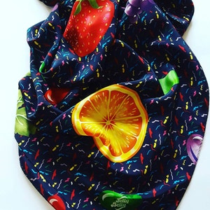 Silk scarf vintage signed Jelly Belly