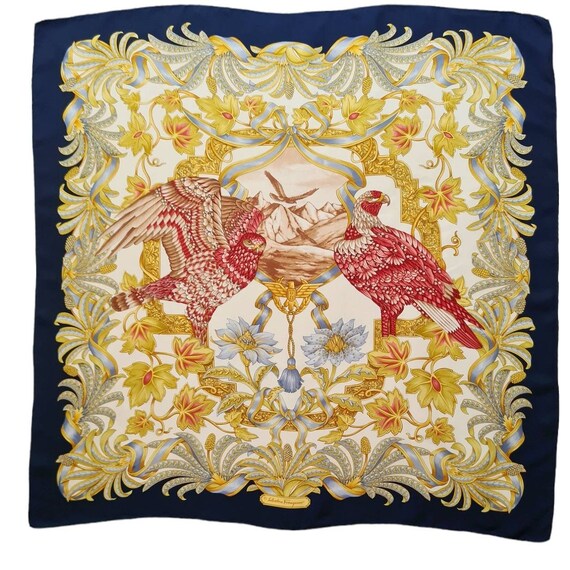 Salvatore Ferragamo Vintage Scarf Etsy Canada