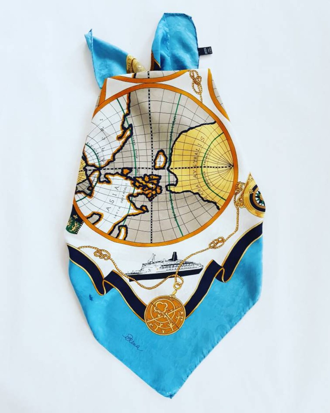 Foulard vintage "la crociera", foto 4 di 4