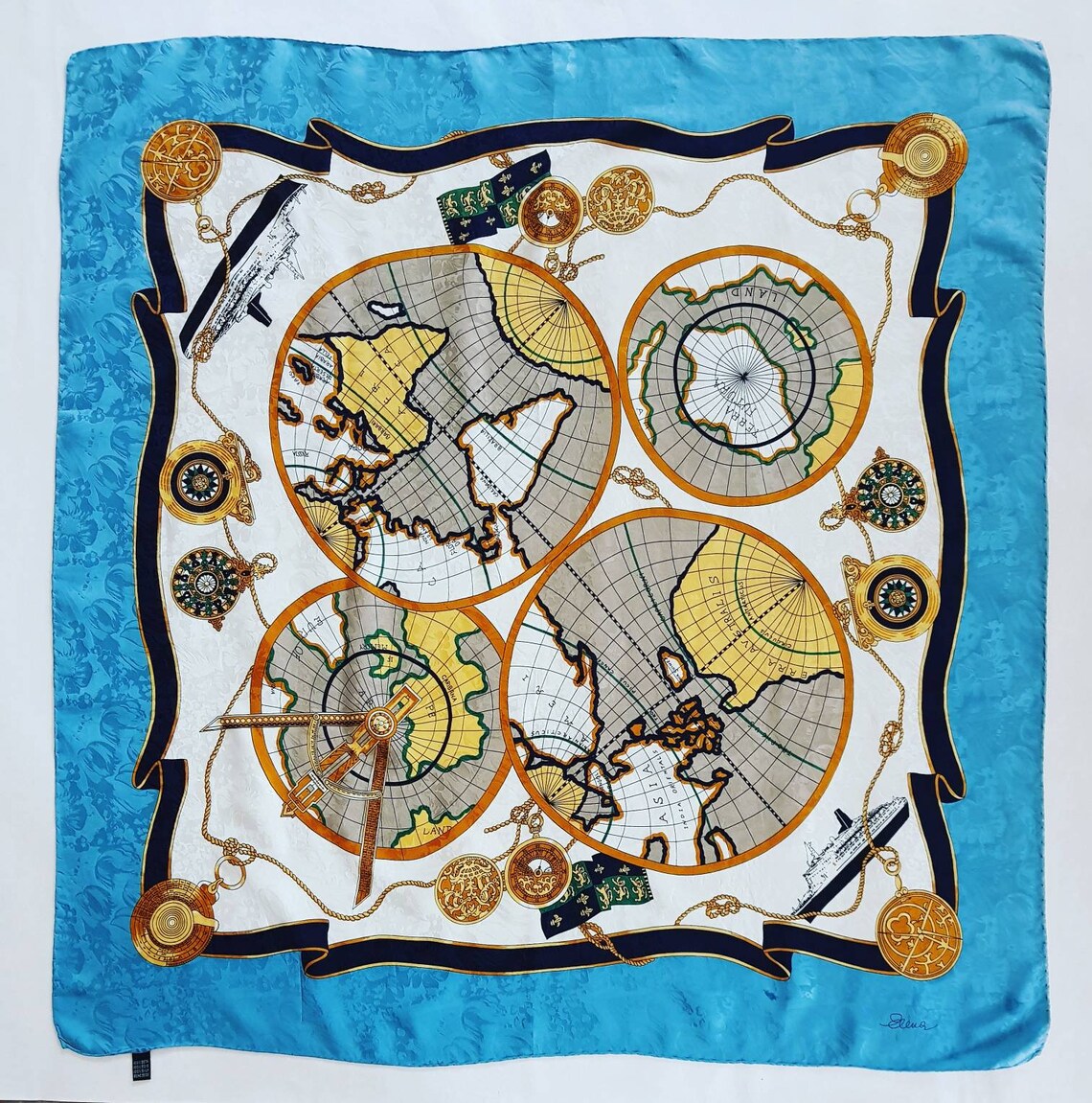 Foulard vintage "la crociera", foto 1 di 4