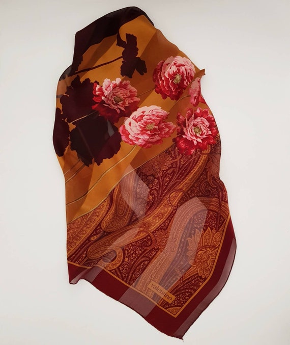 Valentino Vintage Scarf - Etsy