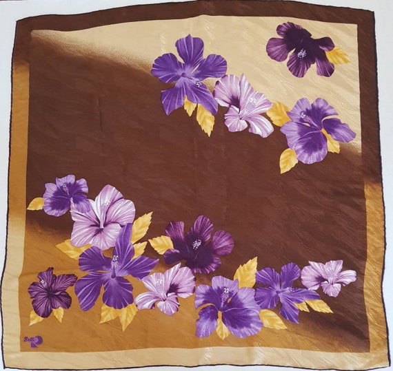 Belli Vintage Floral Scarf - Etsy Singapore