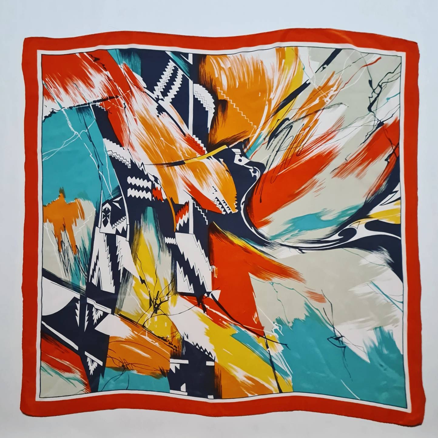 Vintage Silk Stole - Etsy
