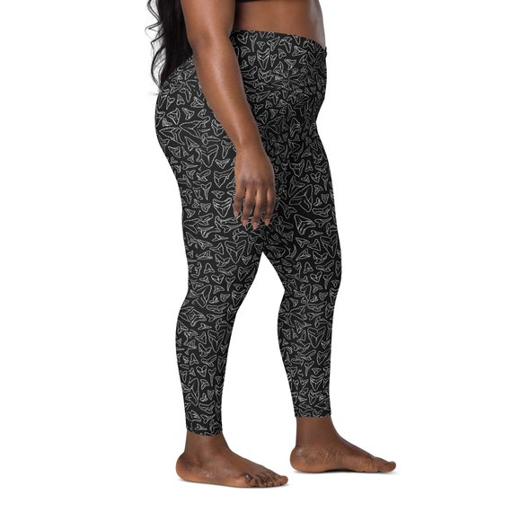 Shark Tooth Leggings With Pockets 