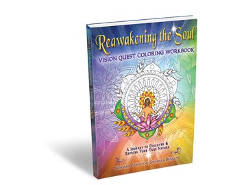 Coloring Book Workbook Planner - Coloring Pages, Art, Spirit, Yoga, Meditation, Inspiration, Coloring