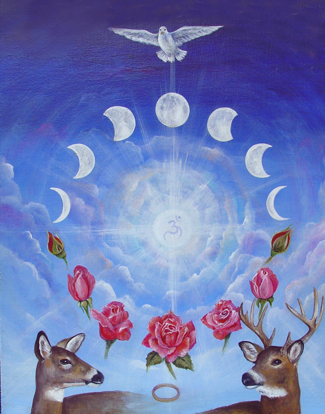 unity-deer-moon-phases-dove-and-roses-art-print-wall-art-home