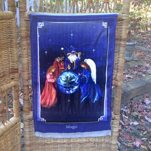 Wall Hanging Tapestry Magic - Spirit, Yoga, Inspiration, Wall Hanging, Wall Decor, Art, Meditation, Wizard, Signed by Artist