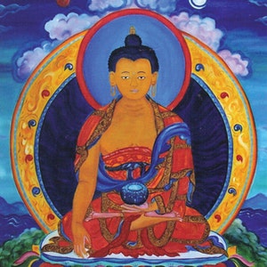 Enlightenment Buddha Art Print - Yoga, Spirit, Meditation, Inspiration, Spiritual Gift, Painting, Soul