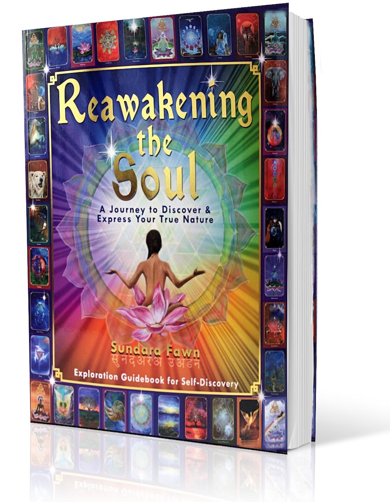 Inspiration Spiritual Gift Spirit Coloring,Self-Improvement Meditation Yoga Coloring Book Oracle Card Deck Spiritual Art Guidebook